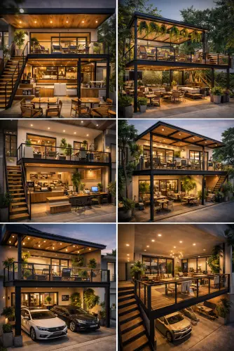 Mezannine Cafe Modern di Sukajadi